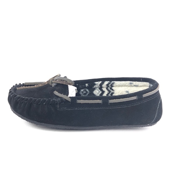 Minnetonka Pile Lined Hardsole Moccasins 6 - Picture 1 of 12